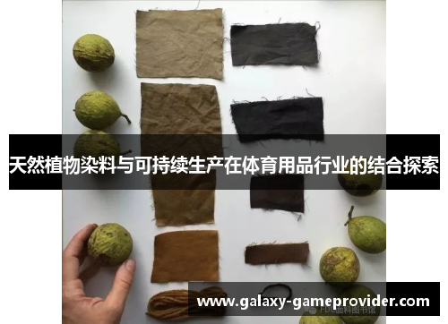 天然植物染料与可持续生产在体育用品行业的结合探索